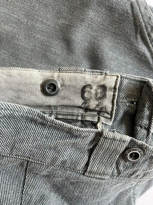 60 - 70s Swiss Army Denim Work Pants - W32 L30