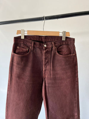 Levi's 501 brown 80s Made in USA - 32X32