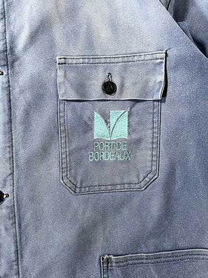 70s French work jacket XL - Port de Bordeaux