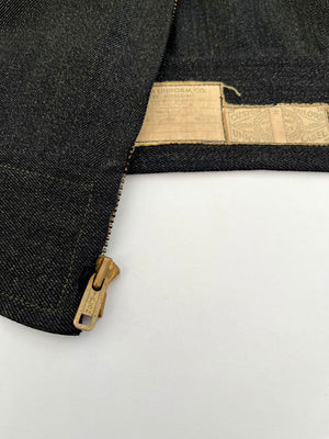 50s Vintage Work Jacket Salt & Pepper Grey - M/L
