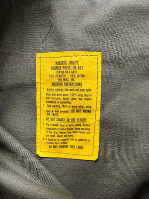 1980s Fatigue pants OG 507 - 31x32