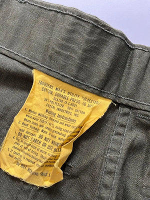 1970s Fatigue pants OG 507 - 30x32