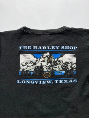 90s Harley Davidson Long Sleeve Thermal - L