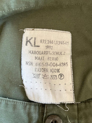 92s Dutch Army cargo pant 33x32