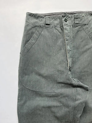 60 - 70s Swiss Army Denim Work Pants - W32 L34