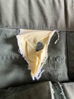 Pantalon de treillis des années 1980 OG 507 - 28x30