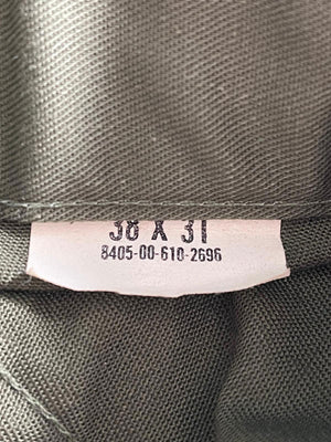 1980s Fatigue pants OG 507 - 38x34