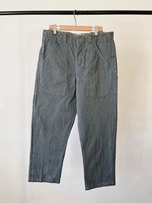 60s 70s Swiss Army Denim Work Pants - W40 L34