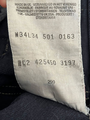 Levi's 501 dark blue 90s - 32x34
