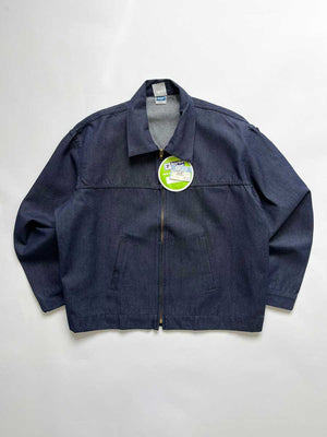 Work jacket vintage produced in France in the 90s. Deadstock condition with all original labels. Quality denim fabric and perfectly maintained over time.