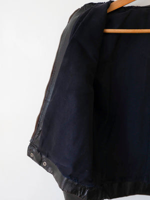 60s German Leather Jacket - L