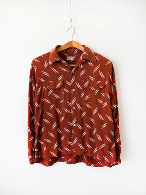 1950s Airman Gabardine Shirt - L