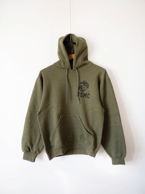 US Marine Corps Kapuzenpullover in Grün