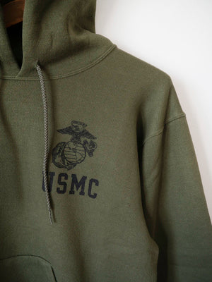 US Marine Corps Kapuzenpullover in Grün