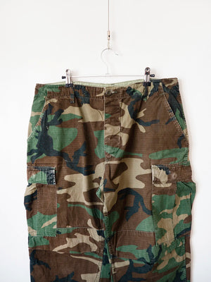 80s Woodland Cotton US Army Pants - M Short