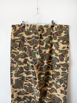 Pantalon treillis camouflage années 60 70 - T38 L34