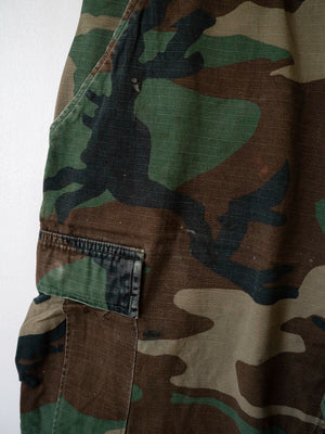 80s Woodland Cotton US Army Pants - M Short