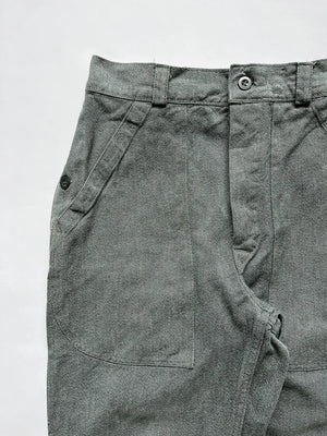 Pantalon de travail en jean de l'armée suisse des années 60-70 - W31 L32