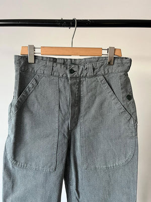Pantalon de travail en jean de l'armée suisse des années 60-70 - W33 L34