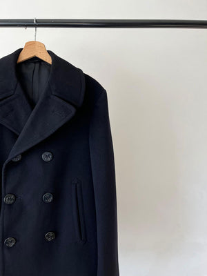 70s US Navy Army Peacoat - M