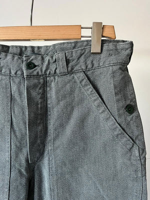 Pantalon de travail en jean de l'armée suisse des années 60-70 - W33 L34
