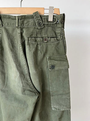 67s HBT Dutch Army cargo pant 31x30