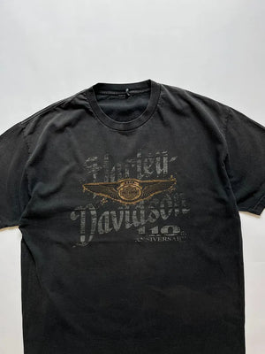 T-shirt gris foncé Harley Davidson années 2000 - XL