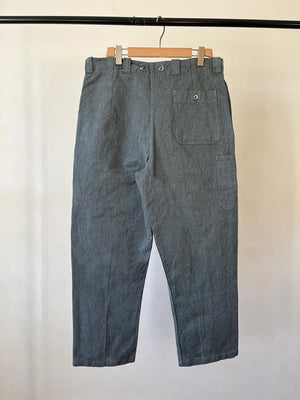 60s 70s Swiss Army Denim Work Pants - W40 L34