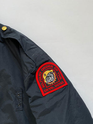 90s Bomber Blauer Made USA - XL