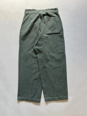 60 - 70s Swiss Army Denim Work Pants - W30 L30