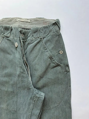 60 - 70s Swiss Army Denim Work Pants - W30 L30