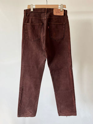 Levi's 501 brown 80s Made in USA - 32X32