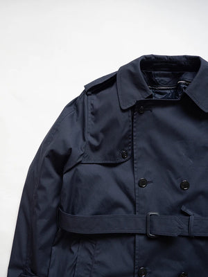 US Air Force Blue Trench Coat - L