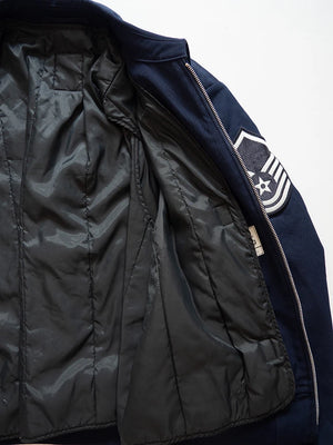 90s USAF Lightweight Lined Jacket - L