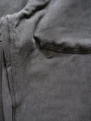 60s 70s Swiss Army Denim Work Pants - W36 L34