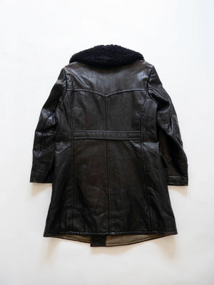 WW2 Swedish Army Leather Coat - M