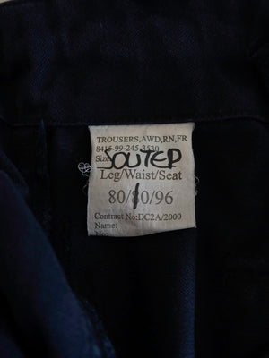 Pantalon cargo britannique années 90 - Marine anglaise