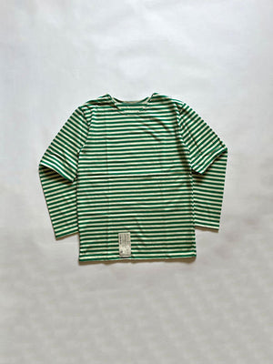 Russian Striped Shirt Telnyashka Green