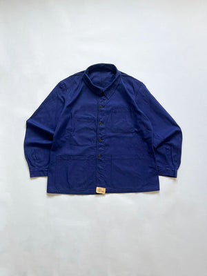 Work Jacket bleu from 1970s M.T.C Paris. Complete with all original labels. Made France. Piece of French vintage history, typical blue workwear product.