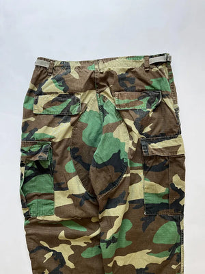 Pantalon US Army Ripstop Woodland années 80 - M Regular