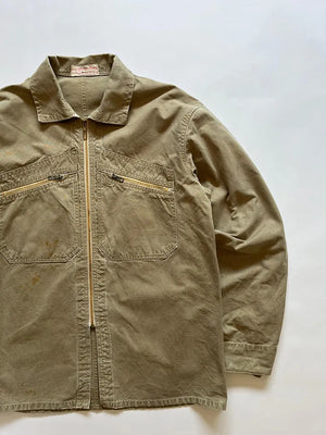 Veste de cycliste française des années 60 La Cigogne Beige - L