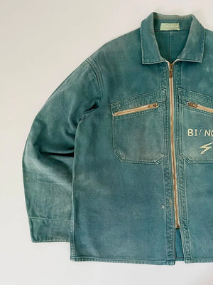 60s French Cyclist Jacket La Cigogne - L