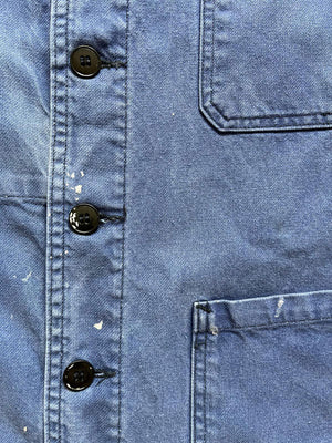 Veste de travail française délavée années 60 70 - M/L