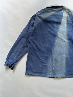 Veste de travail française délavée années 60 70 - M/L