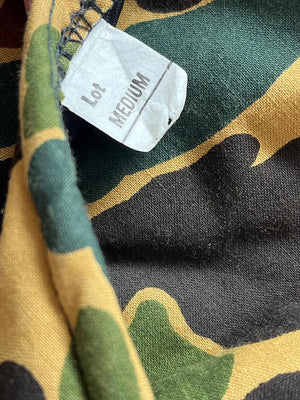 70s 80s Jim Catfish Duck Camo Gilet - M
