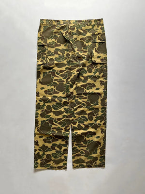 Pantalon treillis camouflage années 60 70 - T38 L34