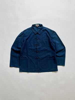 Chinese chore jacket 70s by Shanghai. Moleskine. Iconic vintage workwear piece that represents the perfect fusion between French clothing and Chinese clothing.