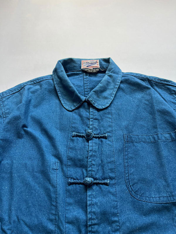 Chore jacket Vintage Chinese from 70s. Brand L'original. Moleskine. Size Medium. Iconic Chinese jacket that embodies the French spirit at the same time.