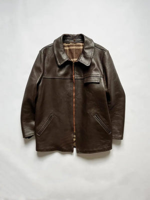 60s GVF French Leather Jacket - XL
