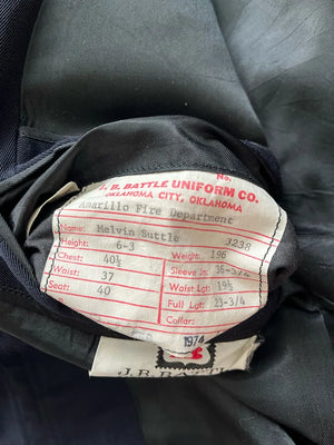70s Amarillo Fire Department Jacket - L
